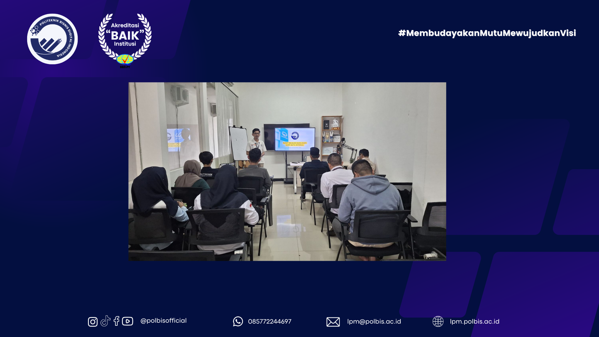 LPM POLBIS GELAR RAPAT TINJAUAN MANAJEMEN (RTM) TAHUN 2025